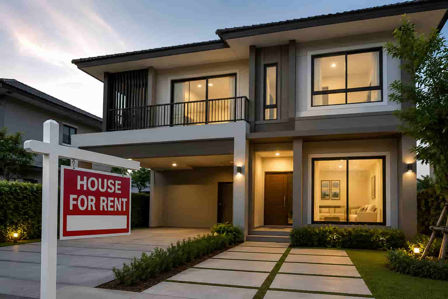 Rental home in Nashik with spacious living area - Sham Homes real estate services